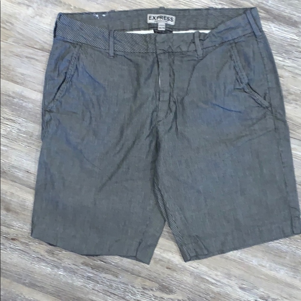 Express Striped Shorts
